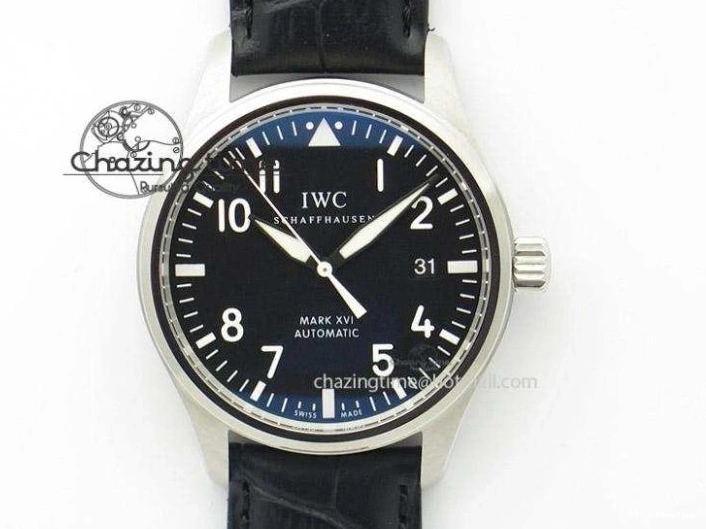 MIROTIME 0414 Pilot Chrono IW377726 ZF 1:1 Best Edition Green Dial on Brown Leather Strap A Trendsetting 7125